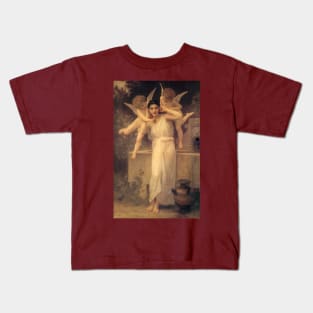 Youth (Jeunesse)  by Bouguereau Kids T-Shirt